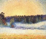 Camille Pissarro Sunsets Sweden oil painting artist